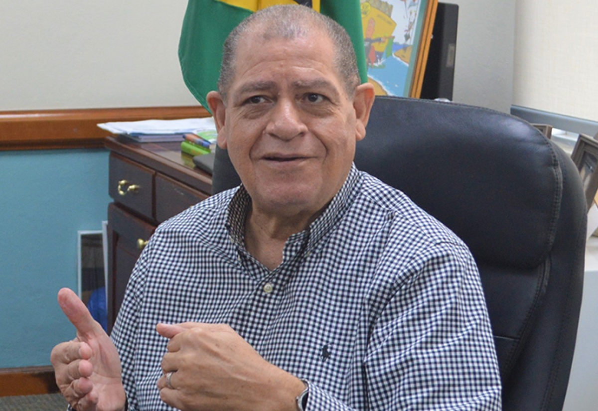 Minister of Industry, Commerce, Agriculture and Fisheries, Hon. Audley Shaw, speaking at a video recording on the Bernard Lodge Development project at the Ministry’s New Kingston offices on Friday, June 12, 2020. Minister Shaw highlighted that the project is designed to help modernise and expand the agricultural sector by increasing production, improving Jamaica's food security, creating jobs and growing the economy. 