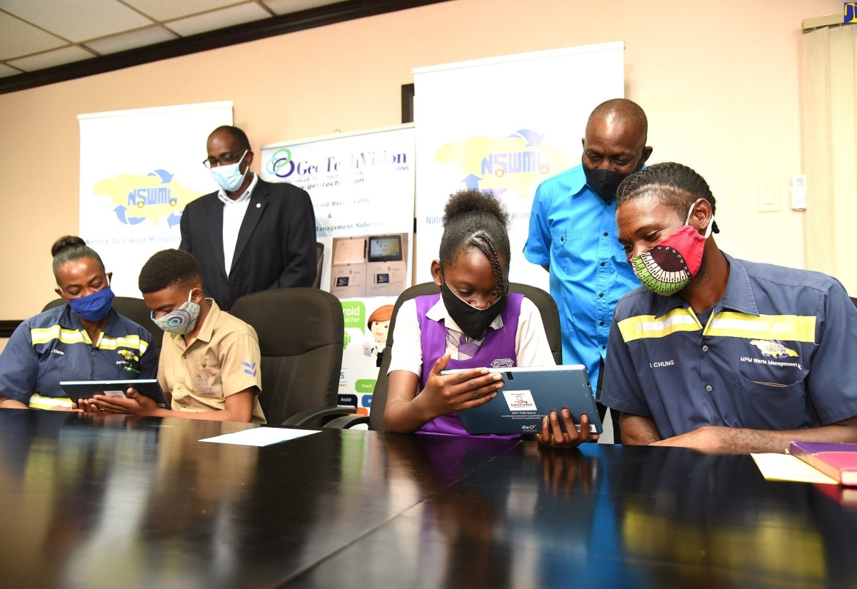 Technology Entities Donate Tablets For Children Of Sanitation Workers