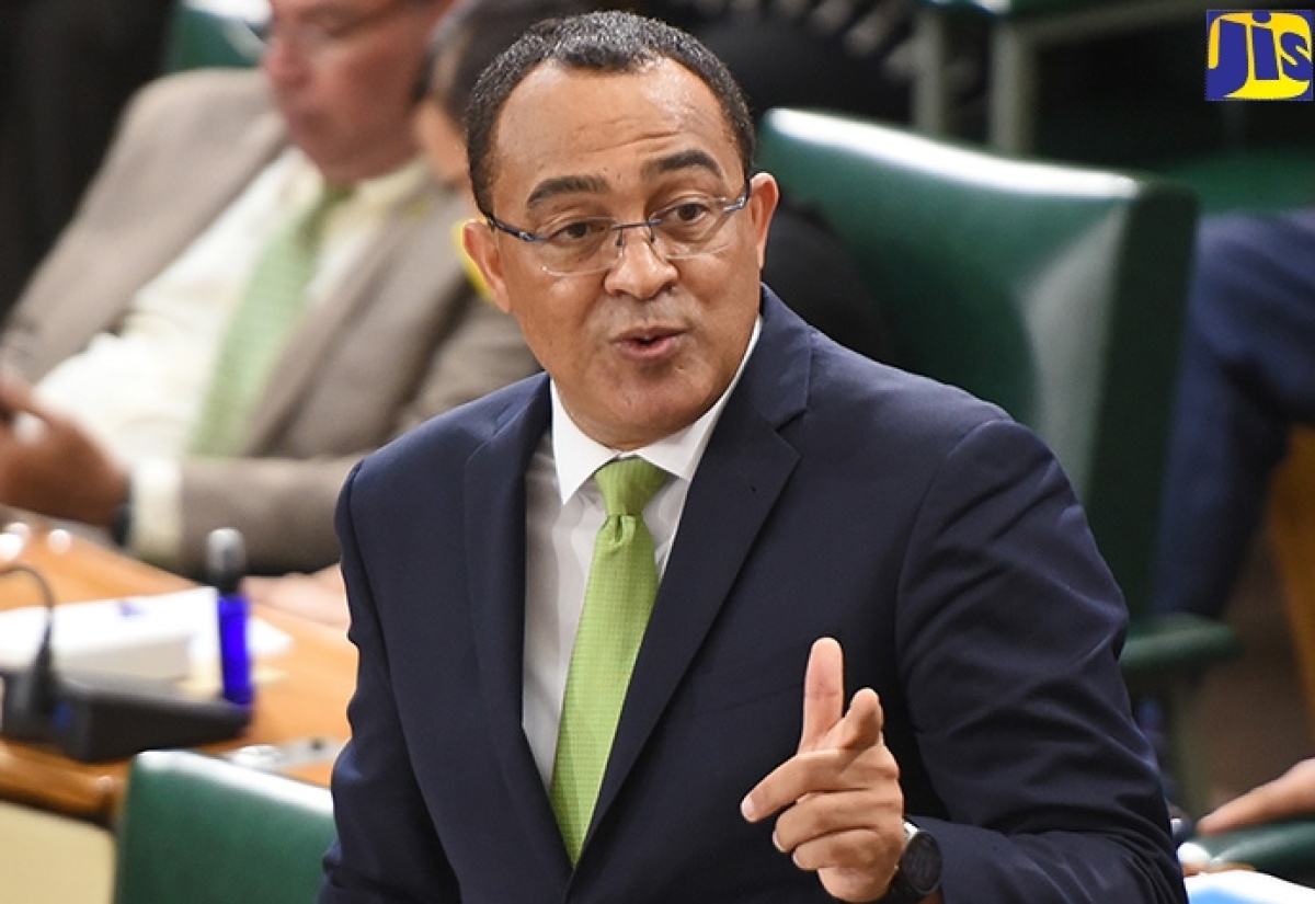 Minister of  Health and Wellness, Dr. the Hon. Christopher Tufton, makes his contribution to the 2020/2021 Sectoral Debate in the House of Representatives, on July 7.

