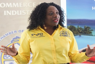 President of the Montego Bay Chamber of Commerce and Industry, Janet Silvera.

