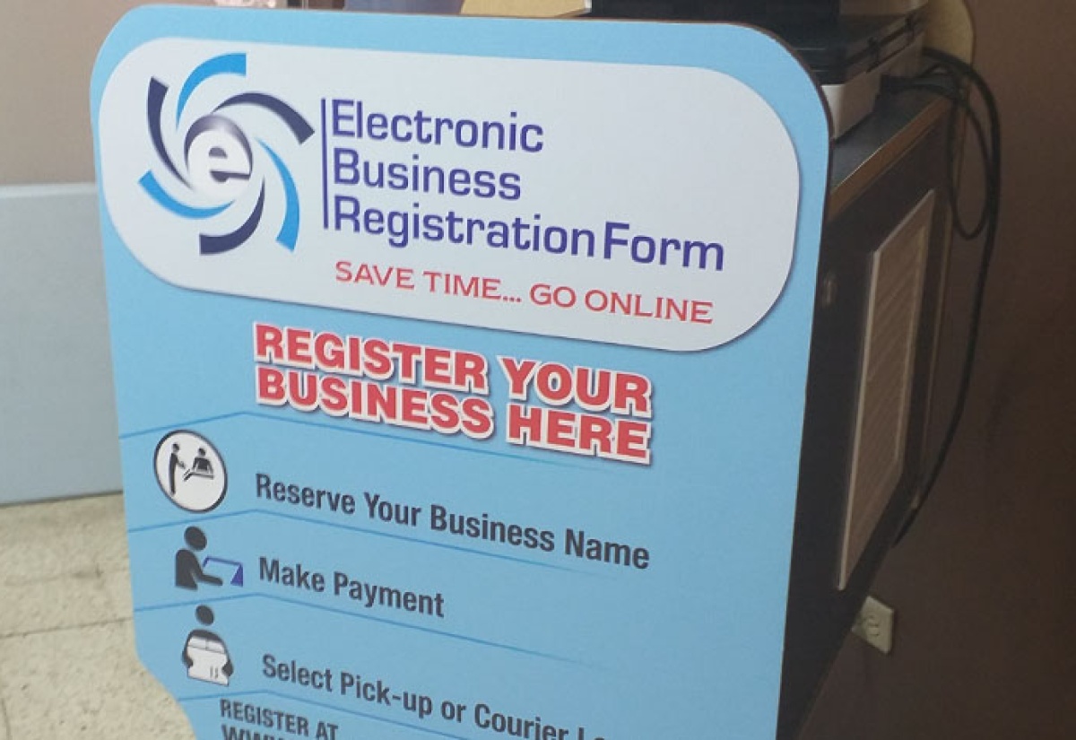 More Persons Using Electronic Business Registration Form