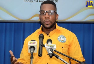 Executive Director of the Private Security Regulation Authority (PSRA), Rick Harris, addresses the opening ceremony of the PSRA’s western regional office, in Montego Bay , St. James, recently.


