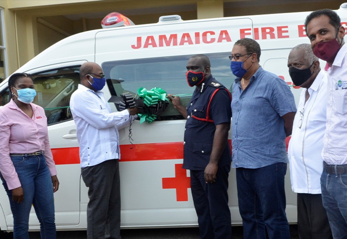 TEF Donates Ambulance To Negril Fire Department
