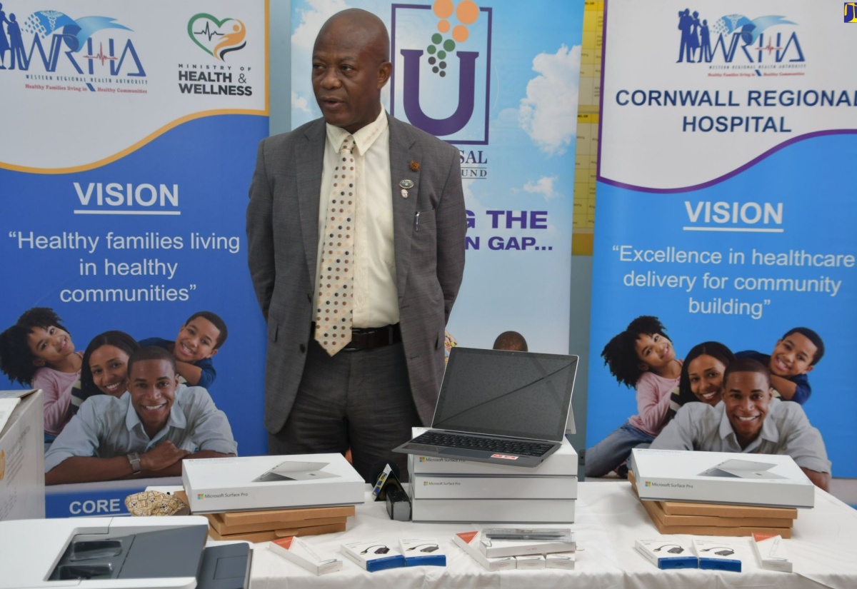 USF donates ICT Devices to the Western Regional Health Authority