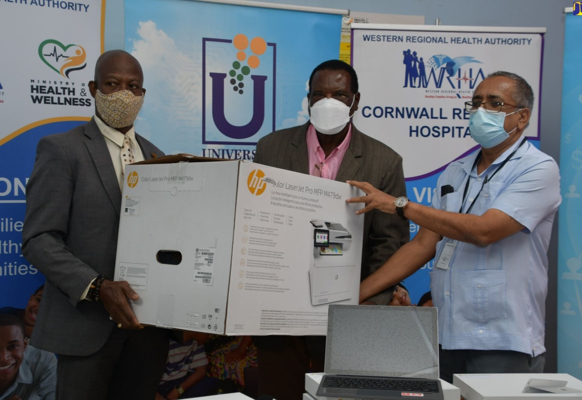 USF donates ICT Devices to the Western Regional Health Authority