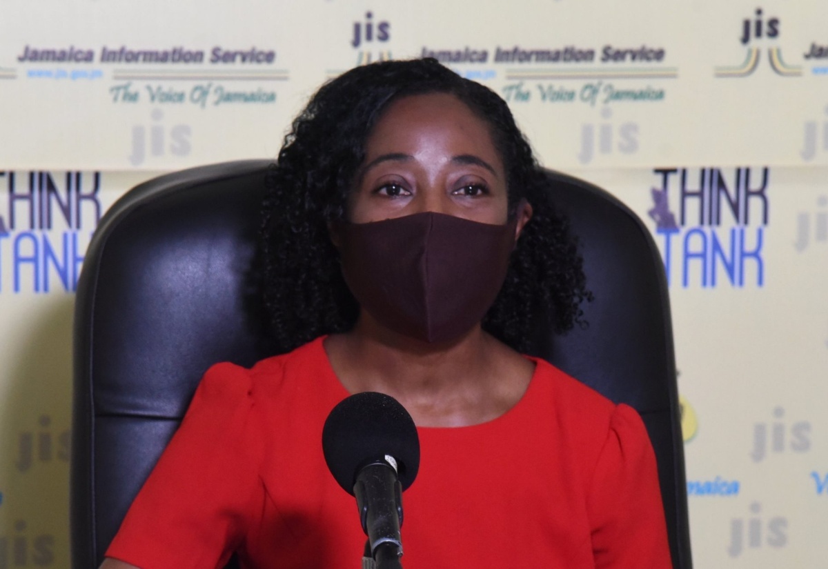 Chief Parl​iamentary Counsel, Judith Grant, speaking at a recent JIS Think Tank.
