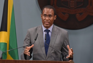 Minister of Finance and the Public Service, Dr. the Hon. Nigel Clarke.

