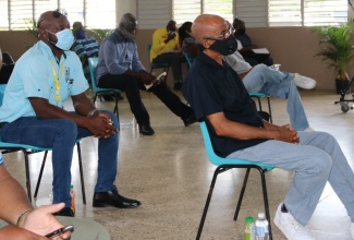 Farmers participating in a recent ‘Listening Tour’ that was initiated by the Ministry of Agriculture and Fisheries.

