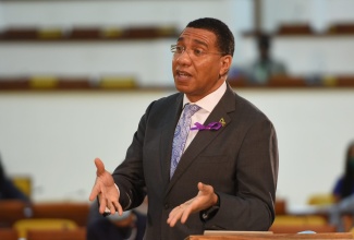 Prime Minister, the Most Hon. Andrew Holness (File Photo)