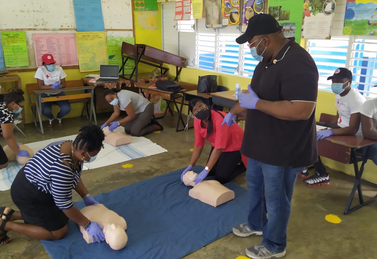 First Aid, CPR Training For St. Elizabeth Municipal Corporation And Infirmary Staff