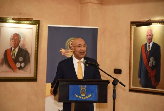 Governor-General, His Excellency the Most Hon. Sir Patrick Allen, addresses the Governor-General’s Achievement Awards ceremony held at King’s House on July 30.