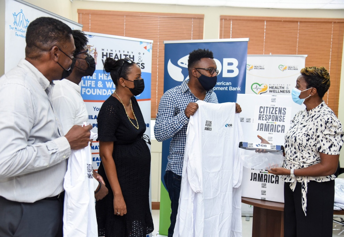 PHOTOS: Health And Wellness Minister Receives PPE