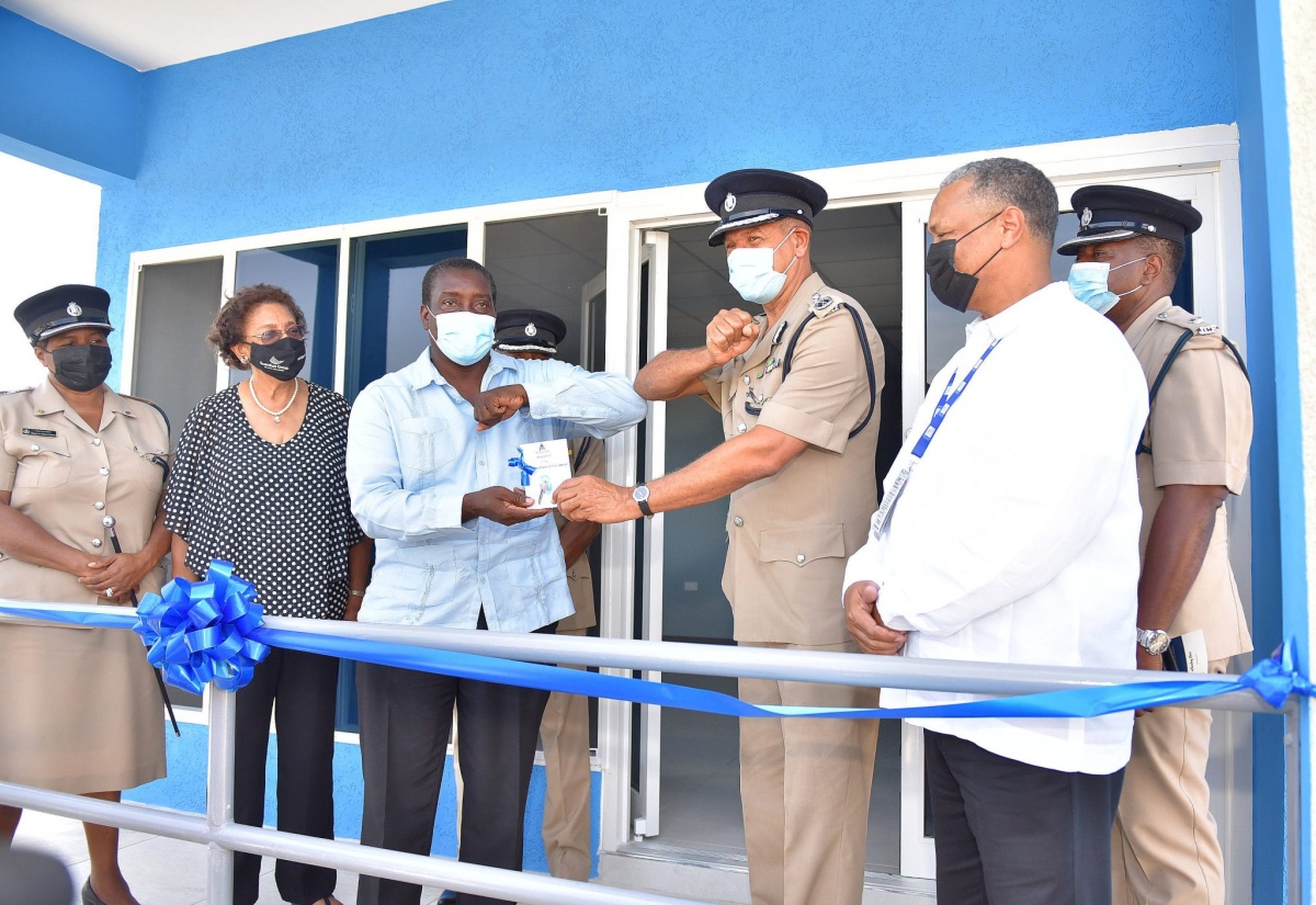 AAJ Hands Over New Police Post At Ian Fleming Airport To JCF