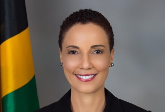 Minister of Foreign Affairs and Foreign Trade, Senator the Hon. Kamina Johnson Smith. 