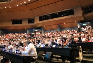 A section of participants in the sixth Regional Platform for Disaster Risk Reduction in the Americas held in Cartagena, Colombia, in 2018. Registration for the Seventh Regional Platform for Disaster Risk Reduction in the Americas and the Caribbean is now open and will remain open until October 15. The Regional Platform will be held virtual from November 1 to 4.  Photo: Contributed, UNDRR

