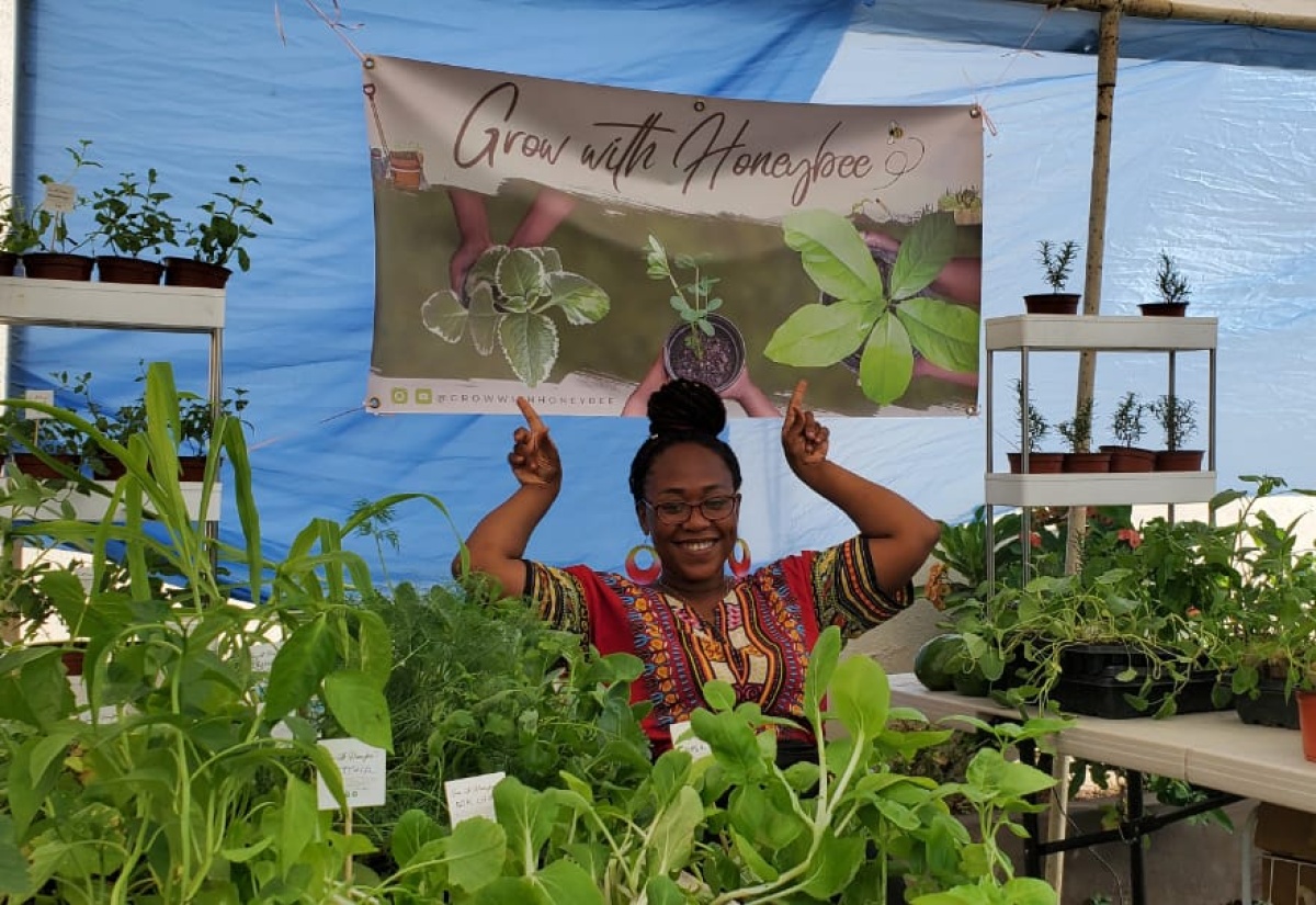 Gardening Enthusiast Growing Her Own Food