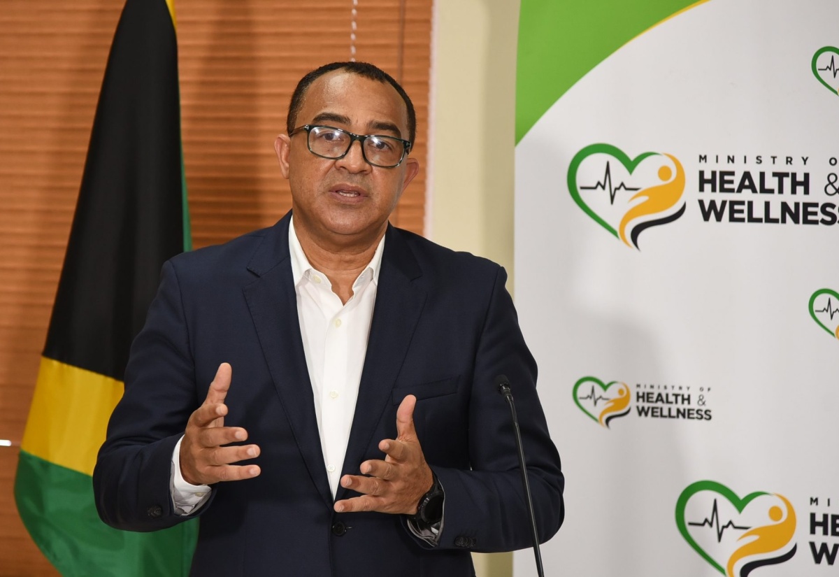 Minister of Health and Wellness, Dr. the Hon. Christopher Tufton.


