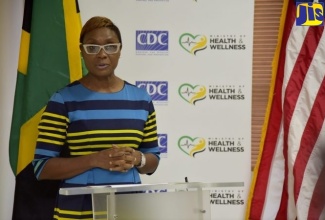 Member of Parliament for the St. Andrew West Rural and Minister of State for Health and Wellness, Hon. Juliet Cuthbert-Flynn.