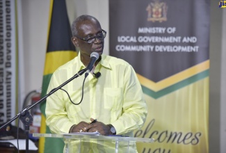 Minister of Local Government and Rural Development, Hon. Desmond McKenzie.