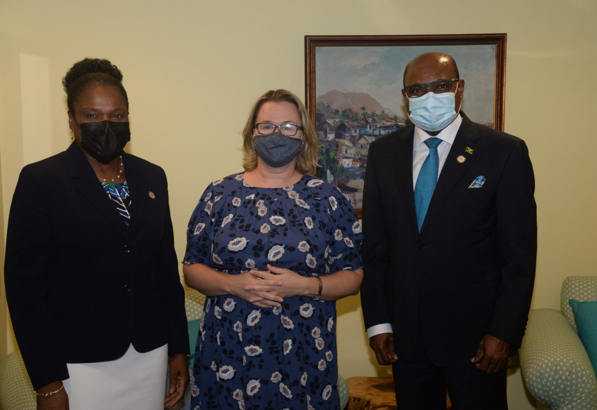 PHOTO: Canadian High Commissioner to Jamaica Pays Courtesy Call on Minister Bartlett