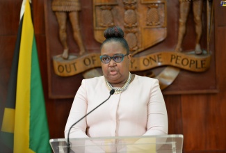 Permanent Secretary in the Ministry of Education, Youth and Information, Dr. Grace McLean, addresses virtual post-Cabinet press briefing on Wednesday (October 6). 