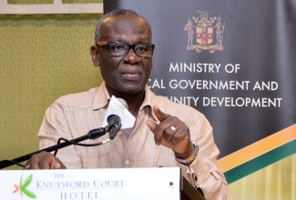 Minister of Local Government and Rural Development, Hon. Desmond McKenzie.