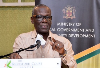 Hon. Minister of Local Government and Rural Development, Hon. Desmond McKenzie.