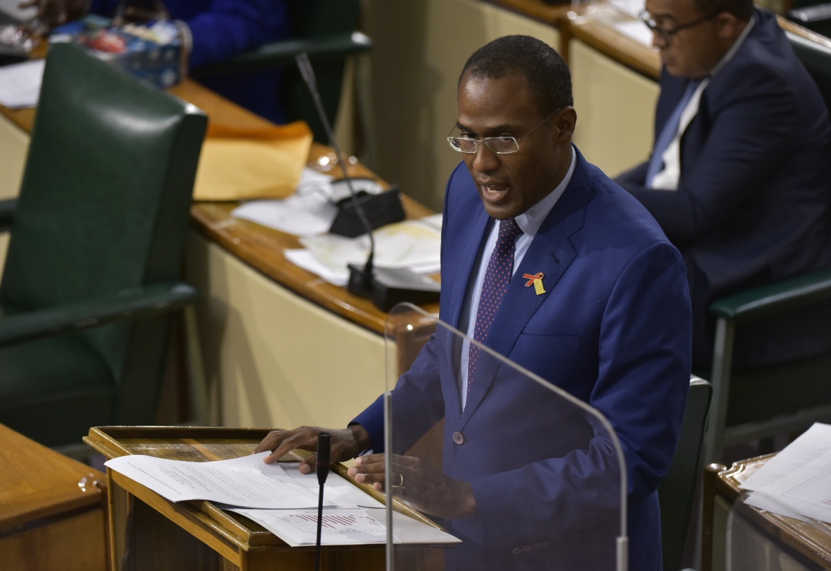 Minister of Finance and the Public Service, Dr. the Hon. Nigel Clarke, addresses the House of Representatives on Tuesday (November 30).

