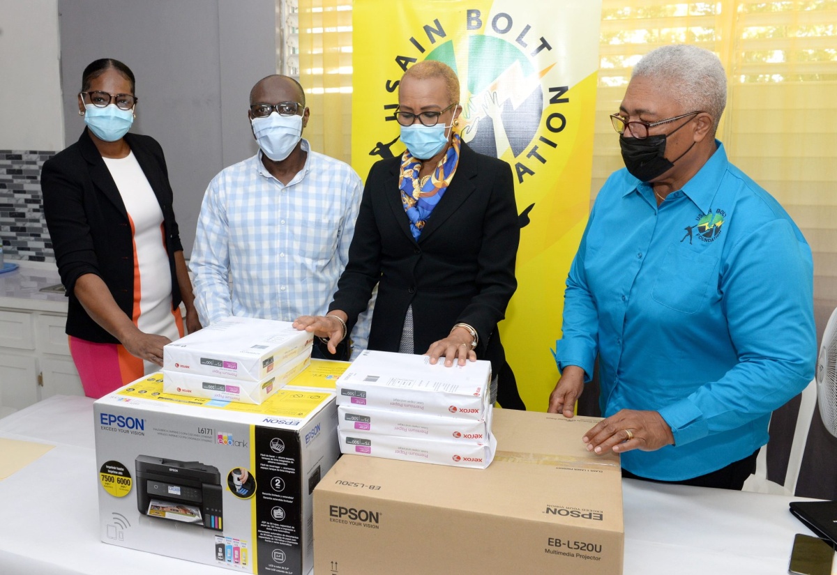 Usain Bolt Foundation Donates Supplies To School