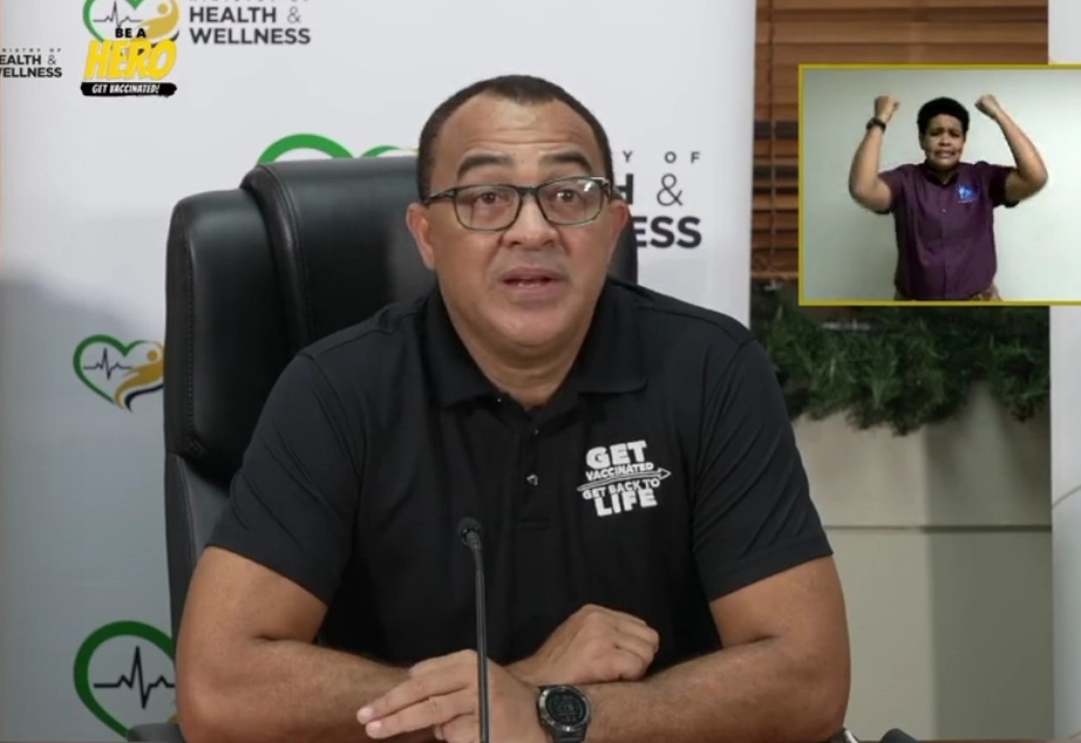 Minister of Health and Wellness, Dr. the Hon. Christopher Tufton 