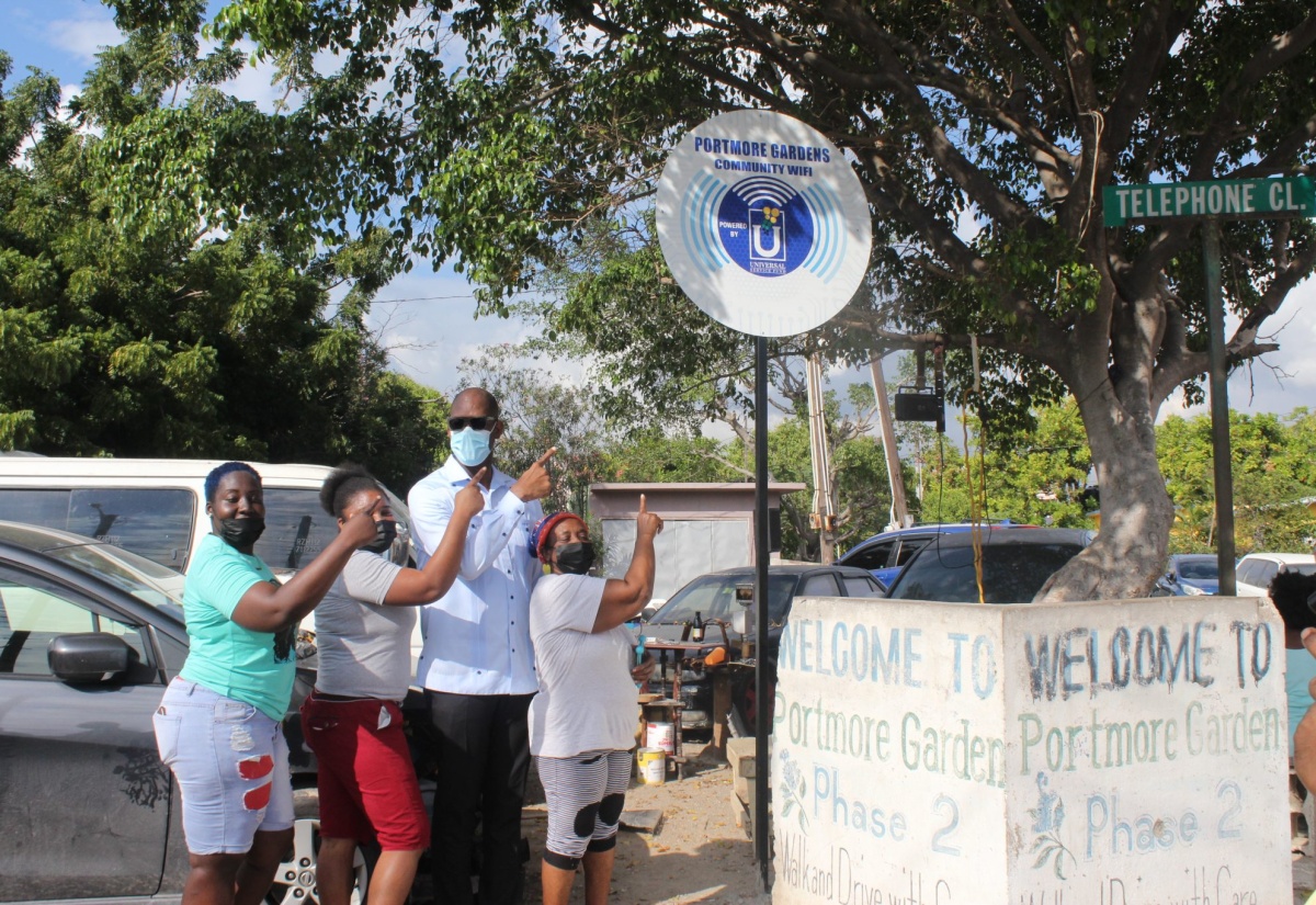 Portmore Gardens Gets Free Wi-Fi Hotspot