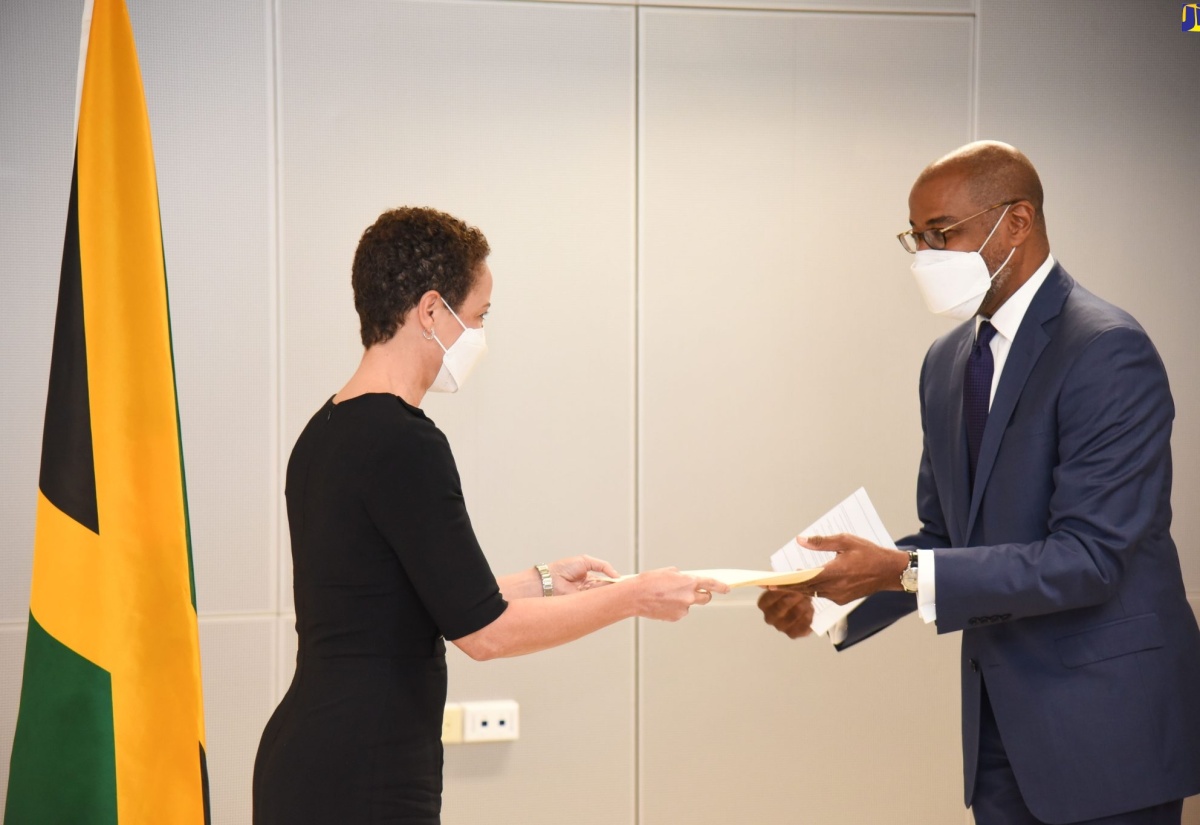 PHOTOS: Senator Kamina Johnson Smith Accepts Letters Of Credentials Of Ambassadors/High Commmissioners Designate