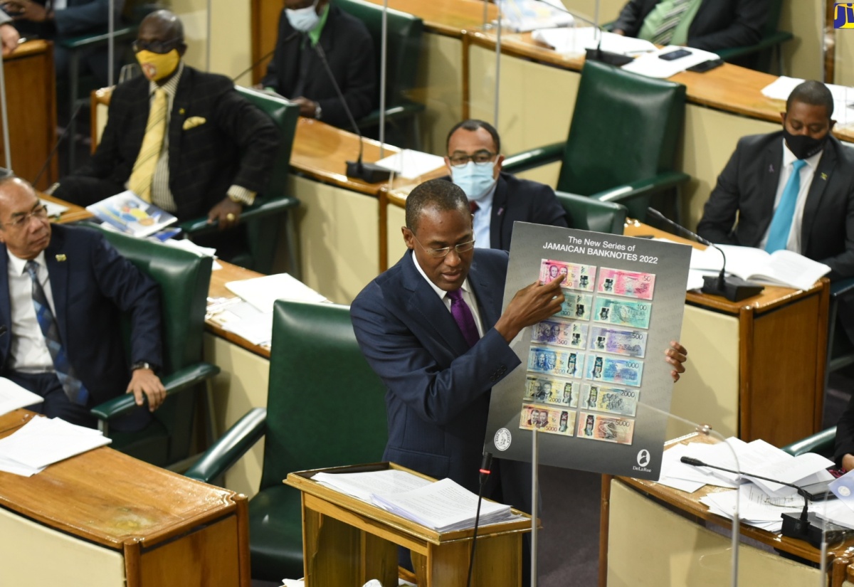 PHOTOS: Minister Clarke Announces Newly Designed Banknotes