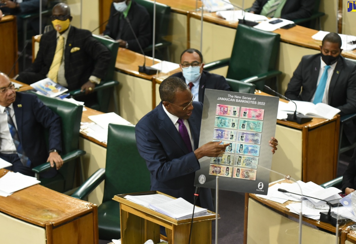 PHOTOS: Minister Clarke Announces Newly Designed Banknotes