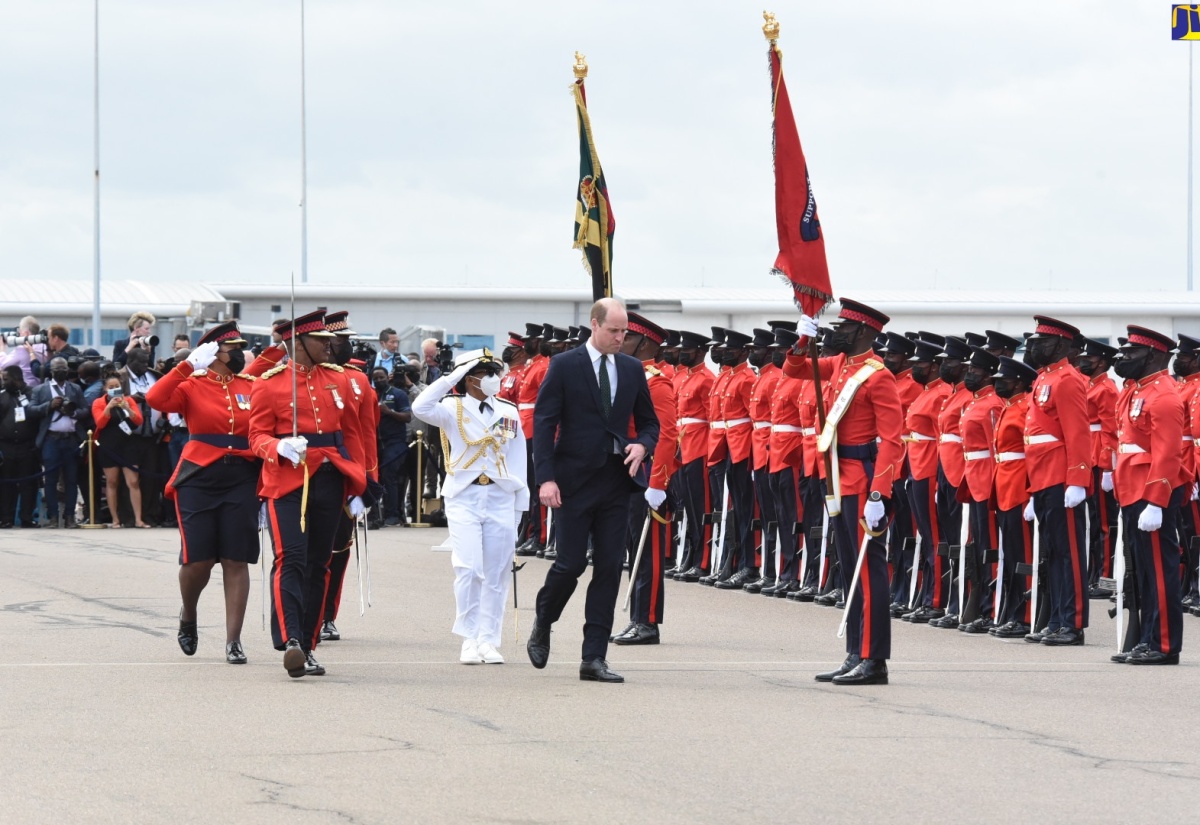 Duke And Duchess Of Cambridge Arrive For Three-Day Visit