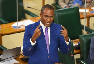 Minister of Finance and the Public Service, Dr. the Hon. Nigel Clarke, closes the 2022/23 Budget Debate in the House of Representatives on Tuesday (March 22).  
