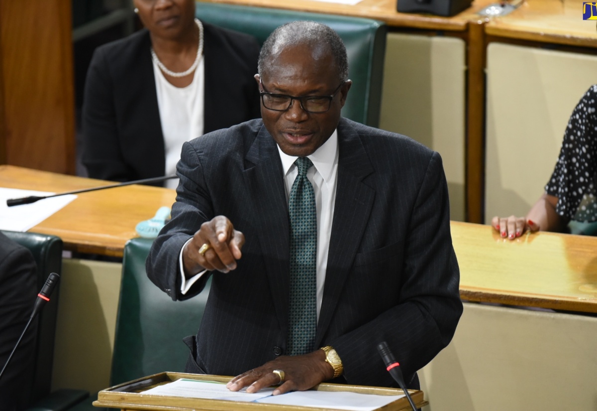 Minister without Portfolio in the Ministry of Economic Growth and Job Creation, with responsibility for Works, Hon. Everald Warmington, makes his contribution to the 2022/23 Sectoral Debate in the House of Representatives on May 11.

