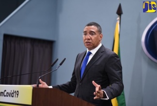 Prime Minister, the Most Hon. Andrew Holness. 