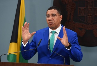 Prime Minister, the Most Hon. Andrew Holness. (file photo)