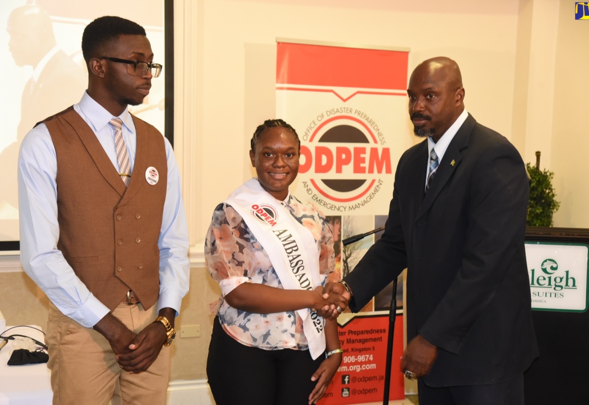 ODPEM Selects Two Youth Ambassadors For 2022