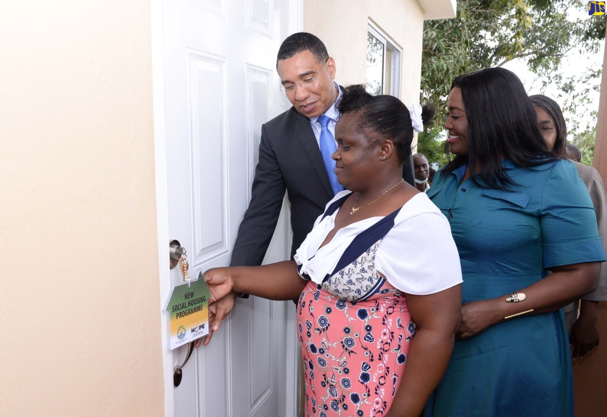 PM Hands Over Three-Bedroom Home to Delano Tucker and Family