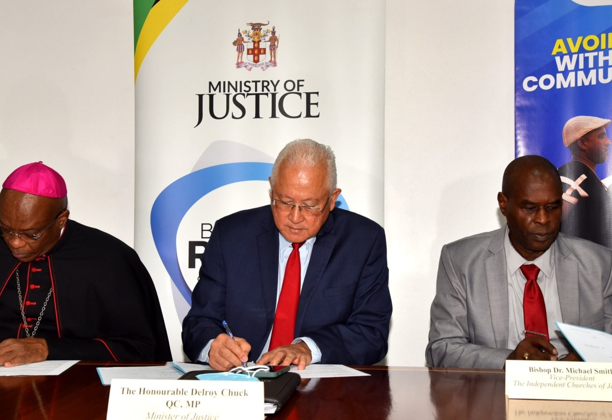 Justice Ministry and Churches Sign Restorative Justice Partnership Agreement