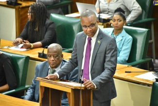 Member of Parliament for Westmoreland Western, Morland Wilson, opens the 2022/23 State of the Constituency Debate in the House of Representatives on September 13.

