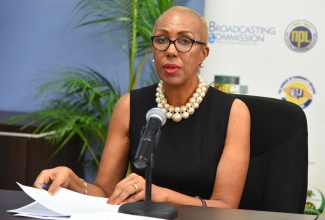 (FILE) Minister of Education and Youth, Hon. Fayval Williams, addresses a virtual back- to- school press briefing on September 1.