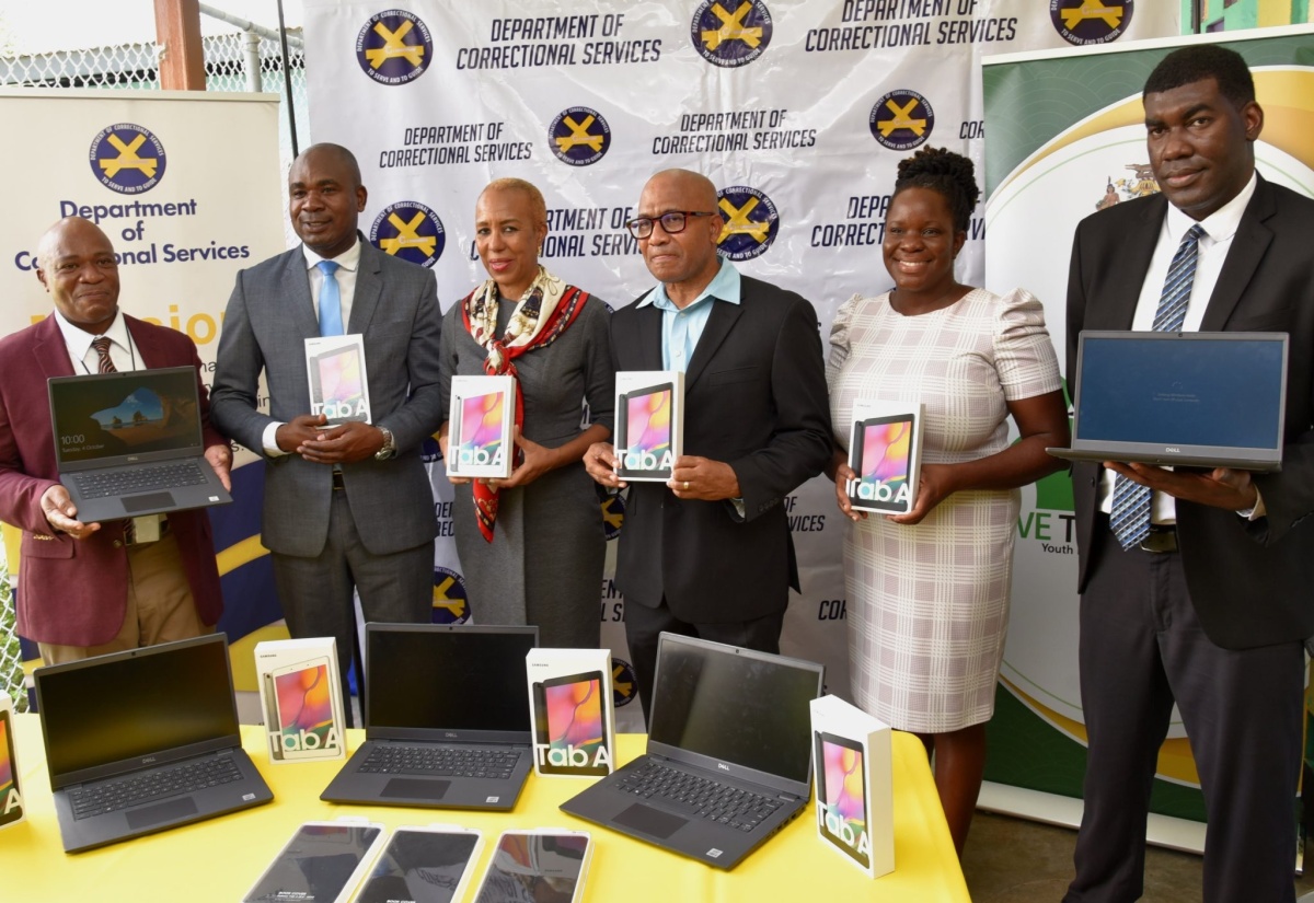 e-Learning Jamaica Donates 183 Computers to Department of Correctional Services