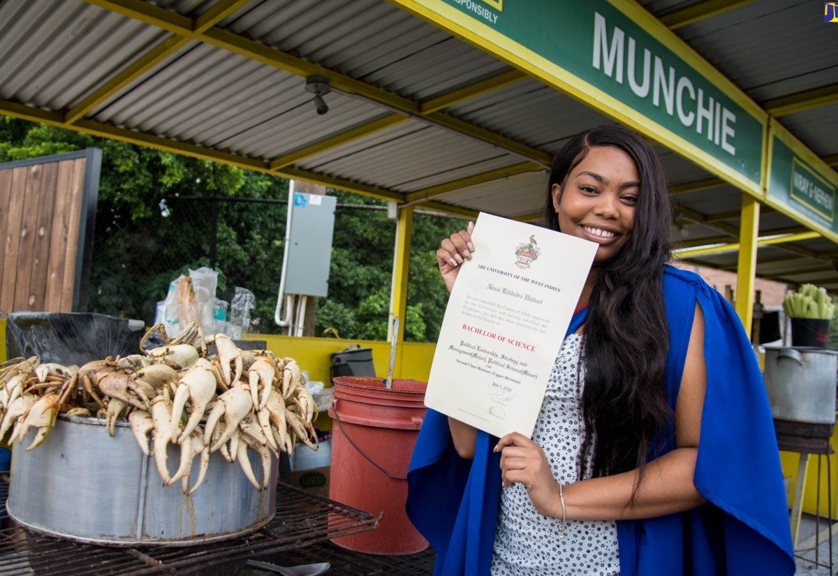 PHOTOS: UWI Graduate Thanks Mother for Funding her Tertiary Education