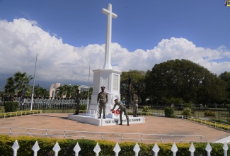 Members of the Jamaica Defence Force (JDF) begin two days of rehearsals at National Heroes Park in Kingston on Tuesday (November 8), ahead of the Remembrance Day Parade at the Park on Friday (November 11, 2022).  The Parade is in remembrance and honour of  military personnel who died in service to the country, particularly those who died in battle or as a result of wounds sustained in battle. 