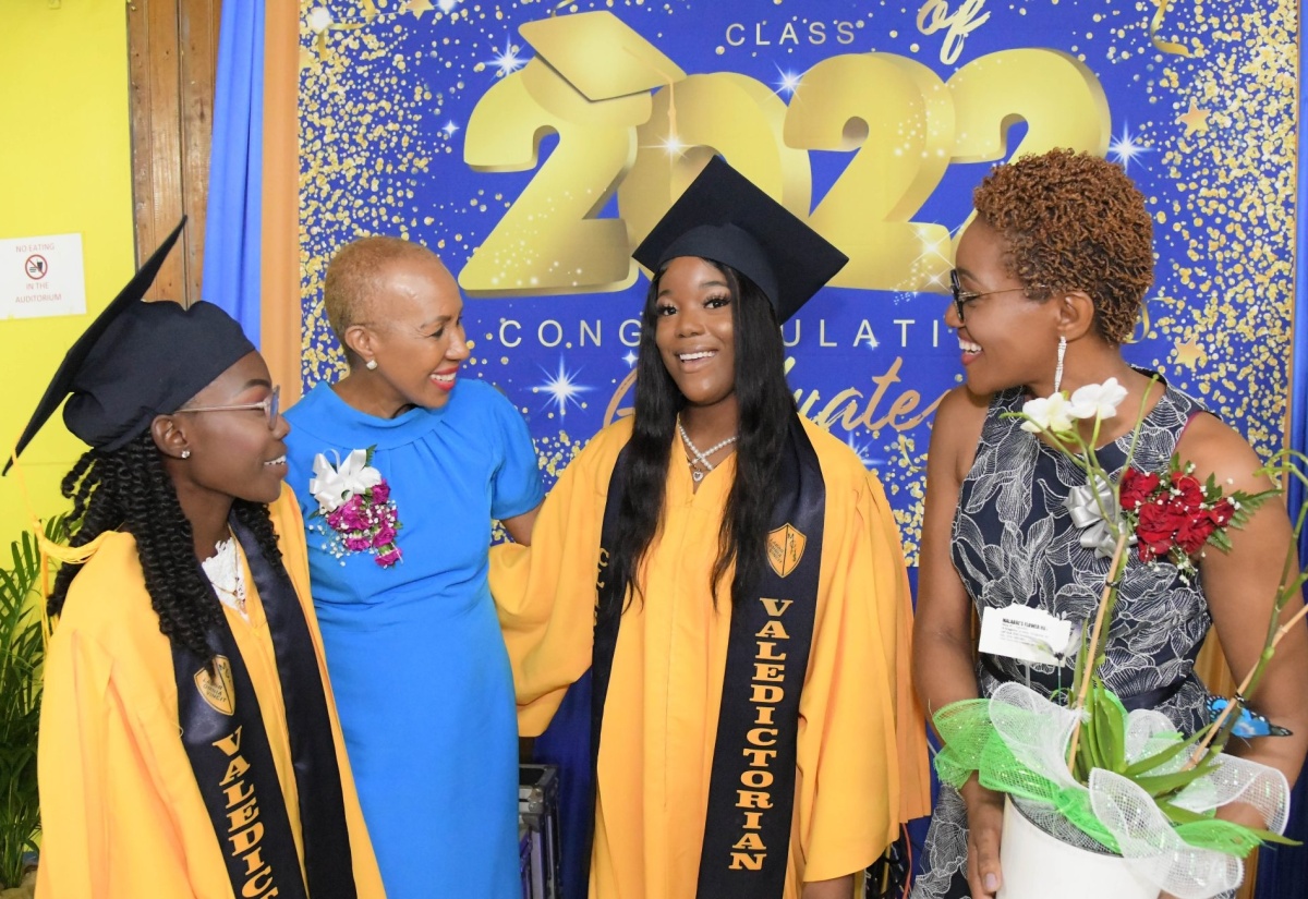 PHOTOS: Minister Williams at Merl Grove Graduation Ceremony