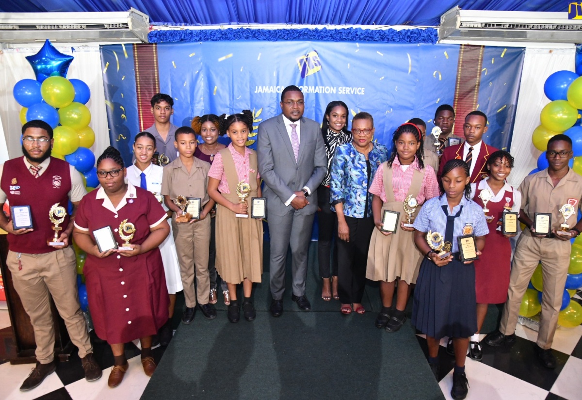 Winners in 2022 Jamaica Information Service Heritage Competition Awarded