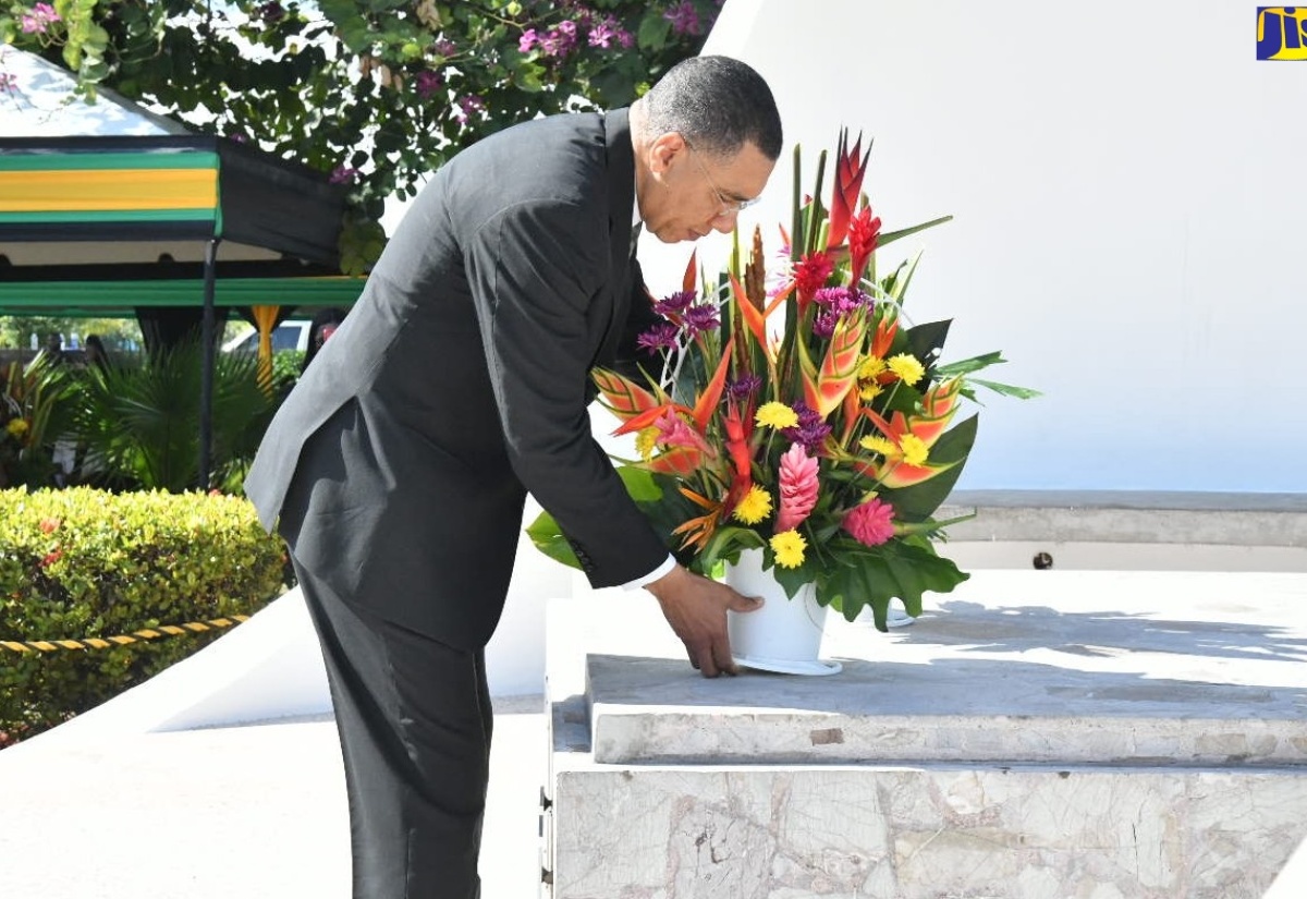 PHOTOS: Floral Tribute for Sir Alexander Bustamante